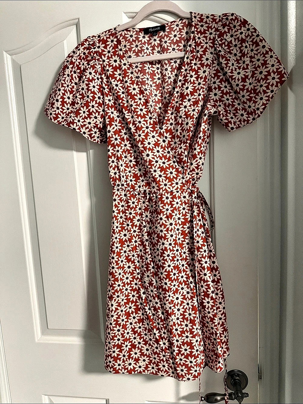 Madewell wrap daisy sun dress